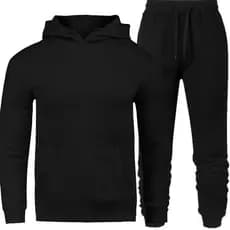 Conjunto Moletom Unisex Liso Blusa+calça Flanelado Estação Inverno