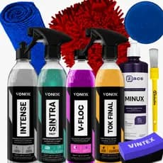 Kit Lavagem Shampoo Cera Tok final Intense Sintra Fast Vonixx