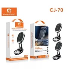 Suporte Veicular Universal Magnético Dobrável 360 Graus Fixação Com Ímã Por Indução CJ-70