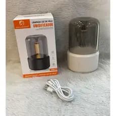 H'MASTON Umidificador e Lâmpada de Vela Multifuncional | Aromatizador, Umidecedor e Luz Decorativa