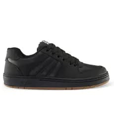 Tênis Qix 80s Solado borracha baixo Original Skatista Escolar Moda Couro
