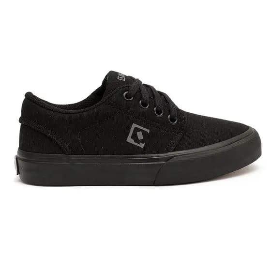 Tênis Qix Combat 3 Infantil Original Macio Preto Moda Crianças Skate