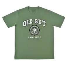Camiseta Original Qix Skatista University Profissional Jovem