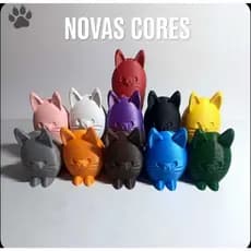 Trava de Porta Gato Batente Porta Peso Anti Deslizante Decorativo Casa Unidade ou Kit 3 Cores