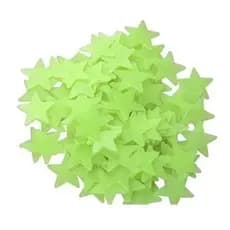 100 Estrelas Que Brilham No Escuro 3d Adesivo De Parede Luminosa Fluorescente Pvc Para Teto Quarto