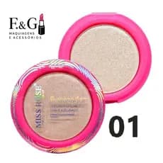 Pó Compacto Miss Rôse Sinta-se – Blush Com FPS 15, Colágeno e Elastina