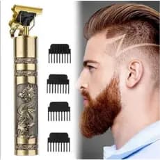 Máquina De Cortar Cabelo e Barba Masculina Dragão S/Fio Profissional