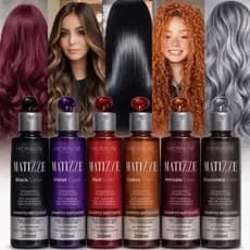 Shampoo Tonalizante Matizze Hidralise Avelã, Preto, Marsala, Loiro, Vermelho, Ruivo 100% Natural