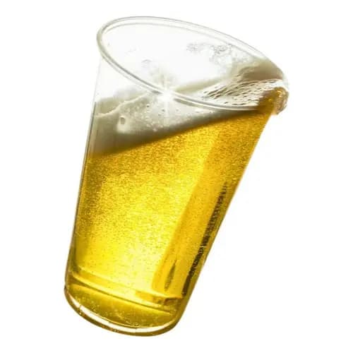250~1000 Copos Liso Descartável 300ml Transparente Reforçado Totalplast | Chopp, Festa e Drinks