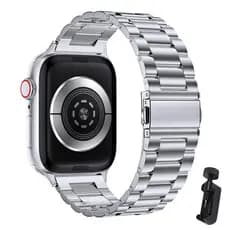 Pulseira De Aço Inoxidável De Alta Qualidade Para Apple Watch Series 11 10 9 8 7 6 5 SE 4 3 Ultra 2 iWatch 46mm 45mm 44m