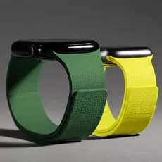 Pulseira Magnética À Prova D'água Para Apple Watch 46mm 42mm 44mm 45mm 40mm 41mm 49mm 38mm Lichee Padrão De Silicone iWa
