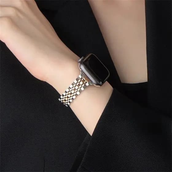 Pulseira De Relógio De Metal De Aço Inoxidável De Luxo Para Xiaomi Redmi Watch 6 5 Active/Lite 4 Substituição Mi 8Pro/9P