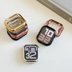 Acessórios De Capa TPU Para Apple Watch Case 46mm 42mm 45mm 41mm 44mm 40mm 49mm 38mm iWatch Série 11 10 9 8 7 6 5 4 3 Ul