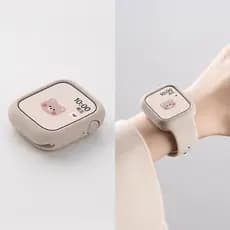 Capa + Pulseira De Silicone Para Apple Watch 46mm 42mm 41mm 44mm 45mm 40mm 38mm 49mm Esportiva iWatch Série 11 10 9 8 7