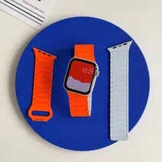 Pulseira Magnética Irregular De Dois Tons Para Apple Watch Band 46mm 42mm 44mm 40mm 41mm 49mm 45mm 38mm De Silicone iWat