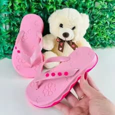 Sandália Chinelo Infantil Feminino Confortável Lindo Detalhe Escolinha Verão 2025