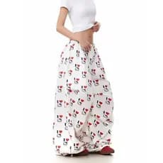Fat mm2026 verão hellokitty calças Oversized solto jazz jazz dança Hip Hop dança calças 6.9