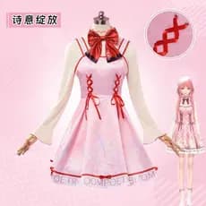 Nuan Nuan Poesia Blooming s Roupas Bidimensional Anime splay Roupas Tecelagem Lolita Vestido c Roupas Comuns 6.25