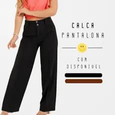 Calça Infantil Pantalona Infanto Juvenil Mocinha Elegante Alfaiataria Para Meninas Feminina