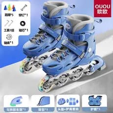 AA Patins Infantis Patins Meninas Patins Meninos Tamanho Ajustável 3-6 a 12 Anos Meninas 6.26