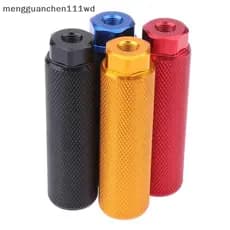 meng Alloy Foot Stunt Peg Para Bicicleta BMX Eixo De 3/8 De Polegada Acessório De Antiderrapante [COD]