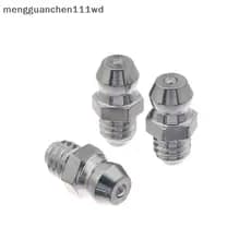meng 10 Unidades 201 Acessórios De Bico De Graxa Hidráulica M6 De Aço Inoxidável Para Rolamento [COD]