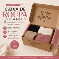 🎀 Segredo no Cabide | Caixa Surpresa de Roupas Femininas 💖