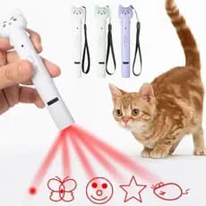 LED Teaser Laser Cat Stick Luz Infravermelha Padrão De Projeção Caneta Interativa Kitten Toys Pet Sem Vareta
