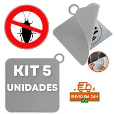 Kit até 5 Unidades Tampa Ralo Chão Silicone Vedação Insetos Sujeira Água Parada Banheiro e Cozinha