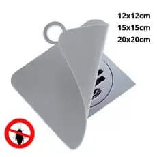 Protetor de Ralo Chão Silicone Vedação Anti Insetos Cheiro Sujeira e Água Parada Banheiro e Cozinha