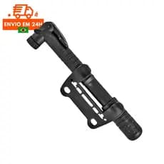 Mini Bomba de Ar de Mão Portátil para Bicicleta 80 PSI Encher Pneu Compacta e Leve