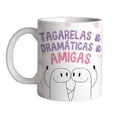 Canecas bentos tagarelas e dramáticas amigas porcelana presente