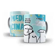 Caneca profissão bentos medicina personalizada com seu nome