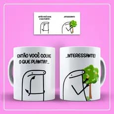 Caneca bentos voce colhe oque planta interessante porcelana personalizada