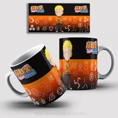 Caneca Anime Naruto Personalizada porcelana 325 ml chibi