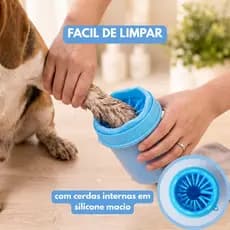 Limpador de Patas Cachorro e Gato Higiene Após Passeios, copo lava patas, limpeza pet, higienizador de patas