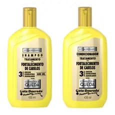 Shampoo e Condicionador Extraordinário  Gota Dourada - Embalagem Econômica de 430ml cada