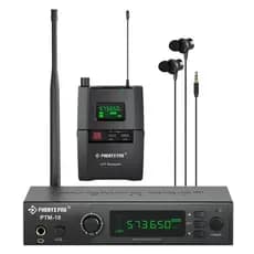 Phenyx Pro PTM-10 Sistema De Controle Sem Fio Estéreo In-ear Palco Retorno Corpo Receptor Sistema
