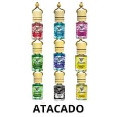 ATACADO ATÉ 100 UNIDADES - Cheirinhos de Carro Pingente Hominicar - 10ml Aromatizador Automotivo