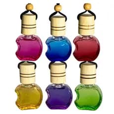 KIT 6 UNIDADES - Cheirinho de Carro Hominicar Frasco Maçã 9ml Aromatizador Automotivo Personalizado