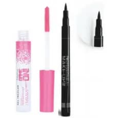 KIT GEL INCOLOR CÍLIOS Ruby Rose Rímel + Caneta Delineadora Professional Ruby Rose Hb-090