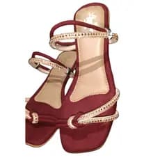 Sandália Rasteirinha Chinelinho Feminino Brilho Strass Confortável
