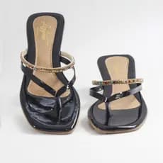 Rasteirinha sandália feminina adulta strass