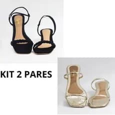 KIT 2 PARES RASTEIRINHA SANDÁLIA ADULTA