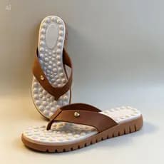 Chinelo Feminino Ortopédico com Palmilha Massageadora Esporão Fascite Confortável e Antiderrapante