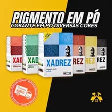 Pigmento Corante Xadrez em Pó Todas as Cores 250g Tonalizante em pó / Pigmentos para tintas