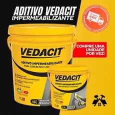 Aditivo Impermeabilizante Vedacit (Balde 18 litros) - VEDACIT - Concreto e argamassa