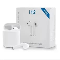 Fone de Ouvido Sem Fio i12 Tws Bluetooth 5.0 Com Touch leve