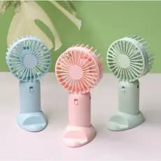 Mini Ventilador Recarregável Portátil De Mão Mesa Usb Pilha 3 velocidades