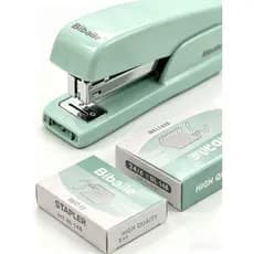 Grampeador profissional 3 em 1 Bibaille + 1000 grampos. Ideal para uso em escritórios, residências, estudos e escolas
